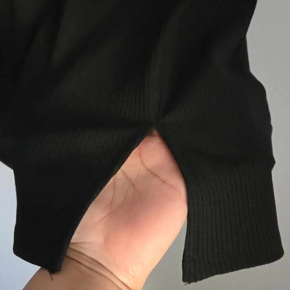 No Comment Short Sleeve Ribbed Mini Dress - Picture 5 of 9